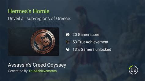 Hermes's Homie achievement in AC Odyssey